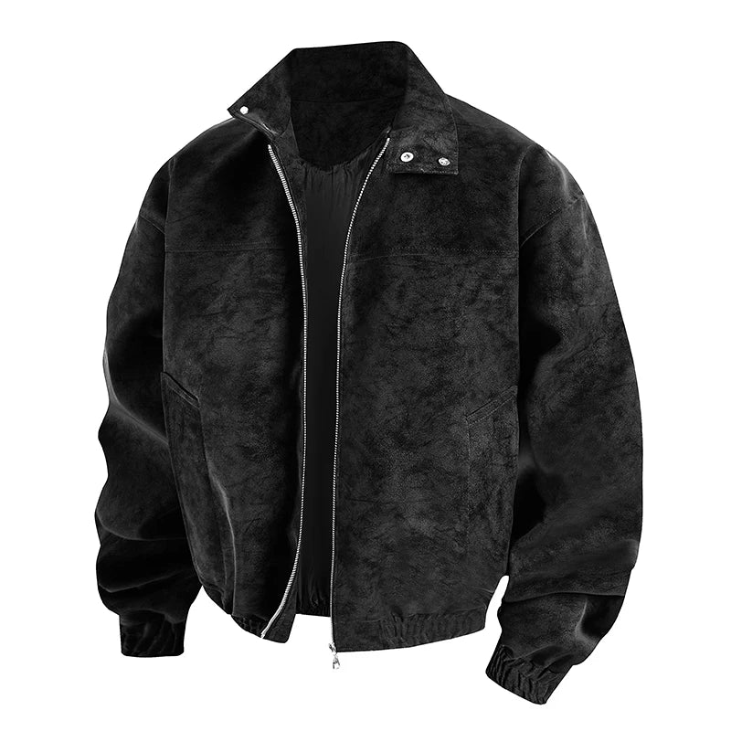 Men’s Stand Collar Zip Jacket