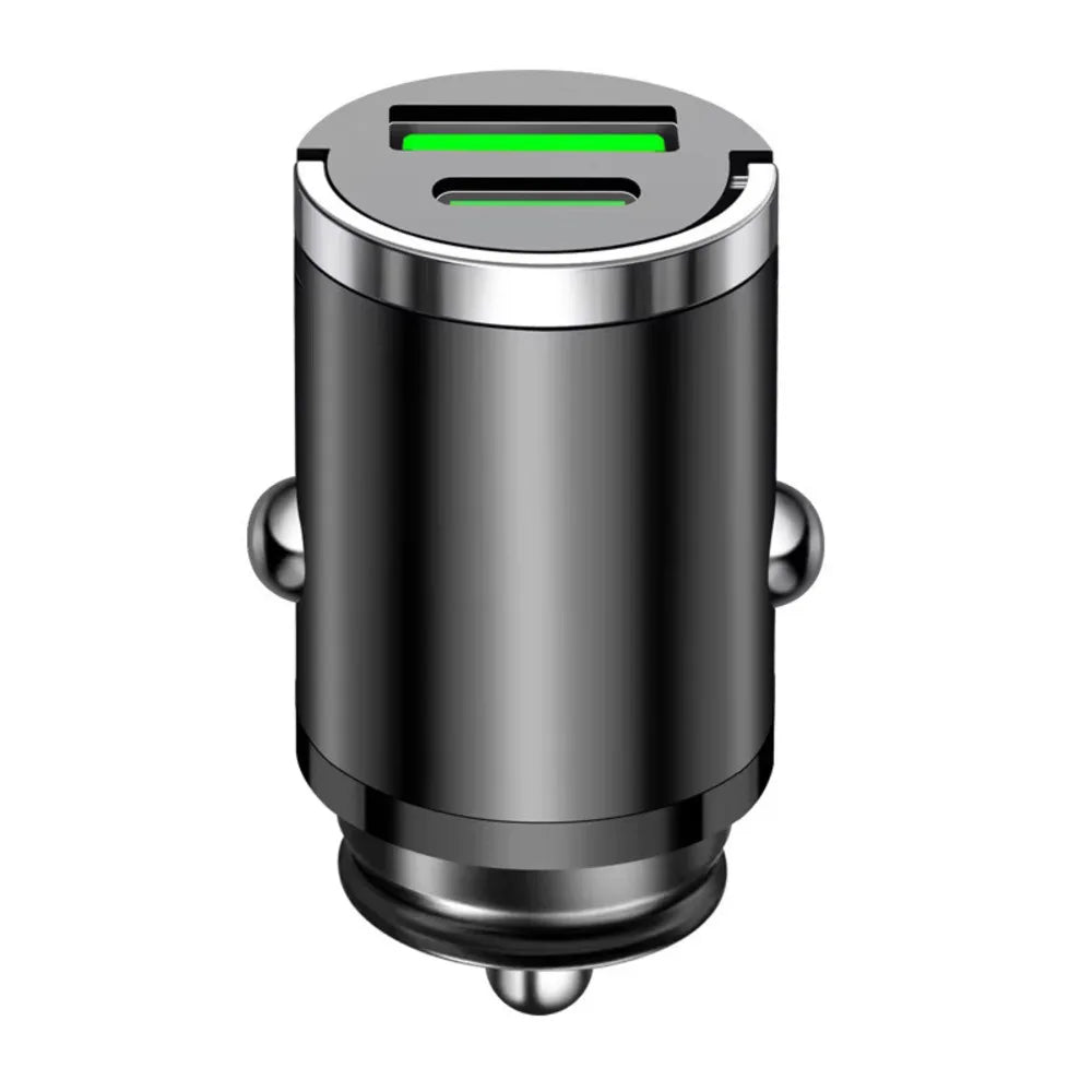 Mini 200W Car Charger with Dual USB Ports