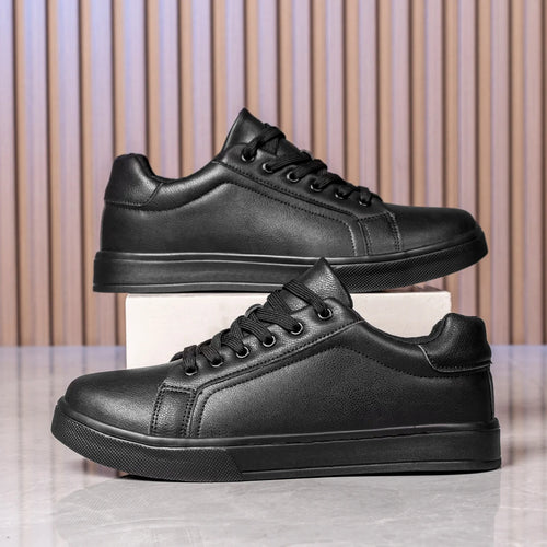 Men’s Casual Leather Low-Top Sneakers